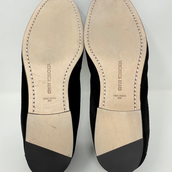 New Veronica Beard Suede Coin Penny Loafer Black Sz 8 - Picture 12 of 12